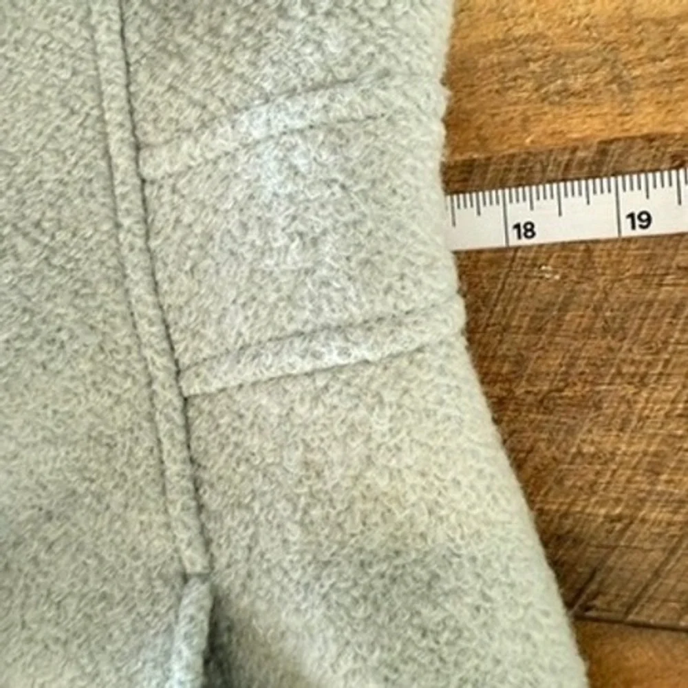 Edina Ronay London‎ Light Blue Boucle Wool Blend Double Breasted Coat Womens 8